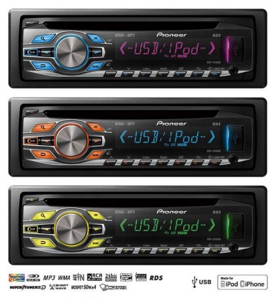 CD Player Pioneer Deh 3450 Ub Usb Aux Mp3